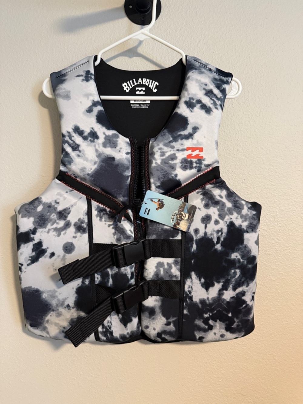 Billabong Pro Series CGA Wake Water Ski Vest Med NWT